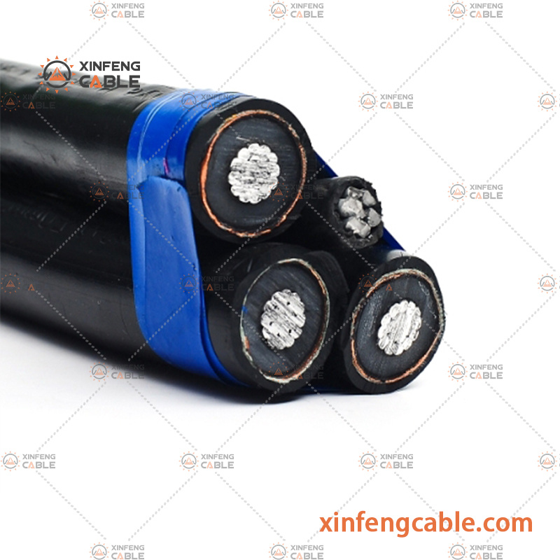 Medium Voltage Mv 11kv XLPE Insulated Aerial Bundle Specification 350mcm 3X35 Overhead ABC Cable