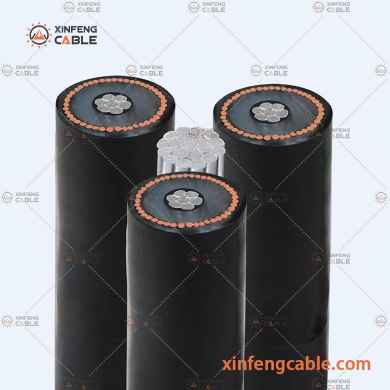 Mv ABC Cable 12/20kv 18/30kv Medium Voltage Aerial Bundle 3X1X70mm2