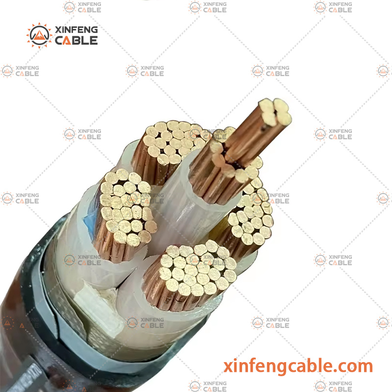 N2xy Nyy Copper or Aluminum Conductor Low Voltage Transmission Electric Power Cable