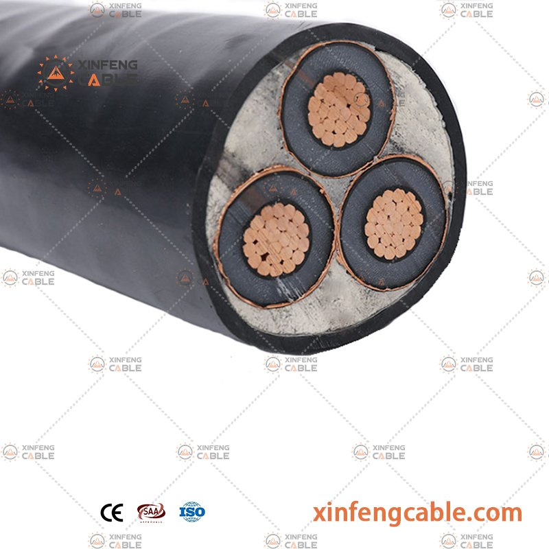NF C 33-226 Cu-XLPE-MDPE 18-30 (36) Kv Triplex Cable