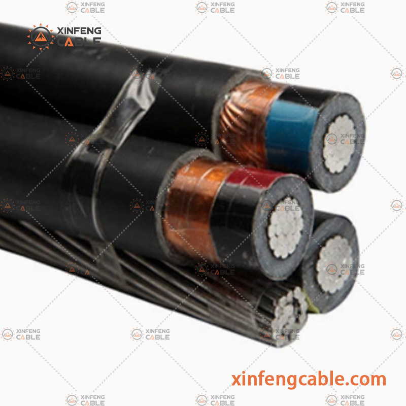 NFC 33-209 Standard Application Overhead Power Lines ABC Cable LV Mv Aerial Bundled Cables
