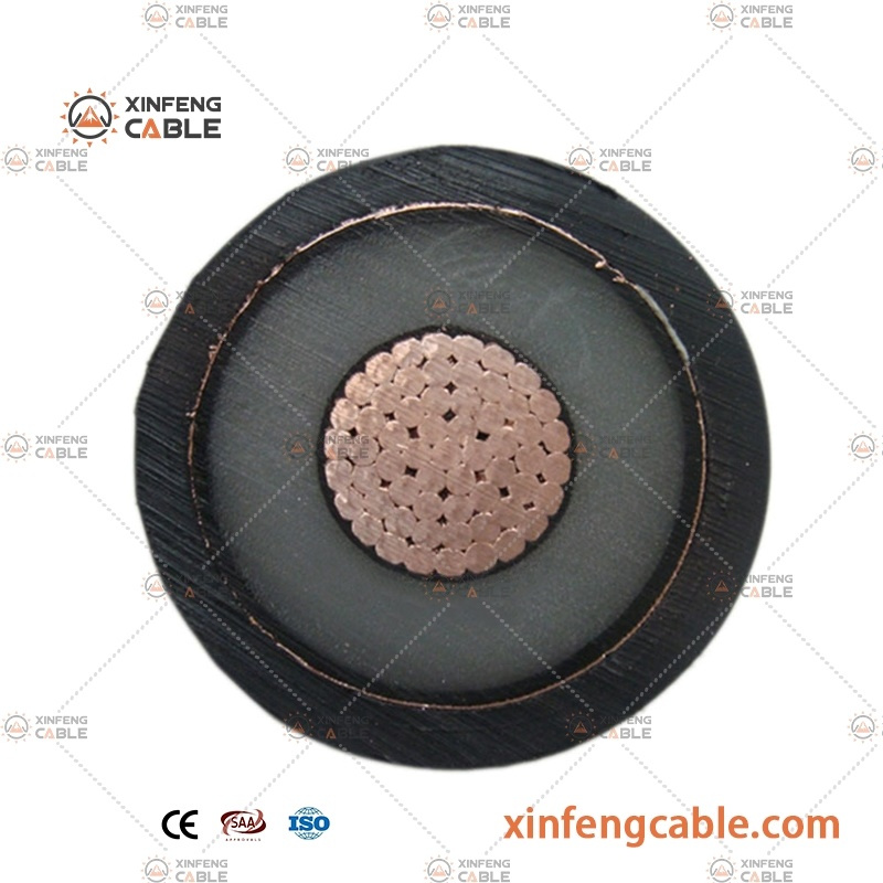 Na2xs (F) 2y 15kv 1*2AWG Cu/XLPE/PVC Medium Voltage Copper Power Cable