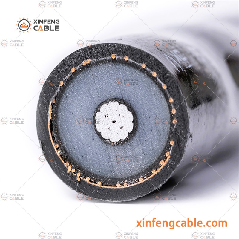 Neutral Concentric Single Core Aluminium Conductor Tr-XLPE Insulated PVC Sheath Urd Cable