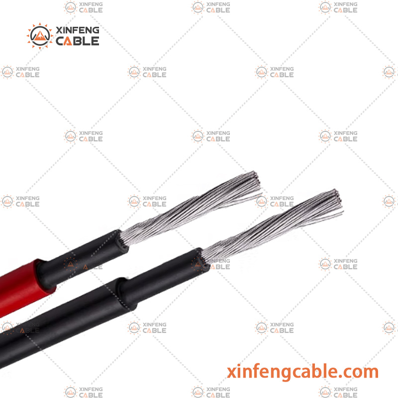 PV1-F H1z2z2-K TUV 2.5mm2 4mm2 6mm2 10mm2 Xlpo Insulated PV Electric Cable Solar Cable Electrical Wire Cable