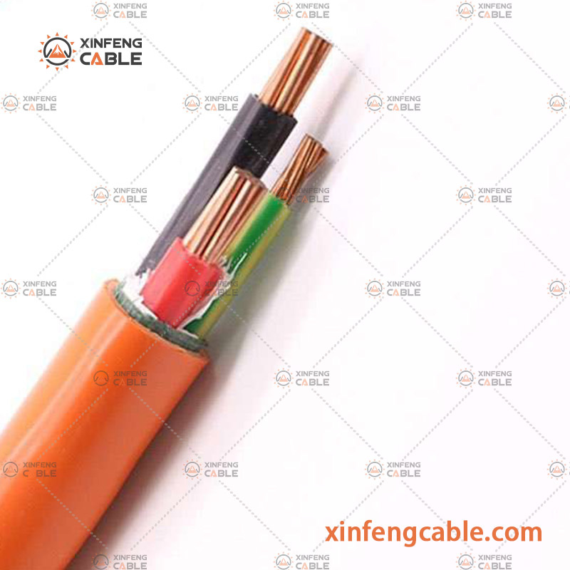PVC Sheathed XLPE Insulated Copper Cable 0.6/1kv for Industrial Use Low Voltage Power Cable