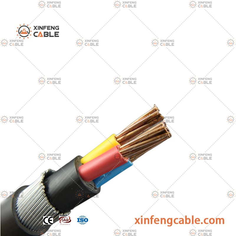 PVC Sheathed XLPE Insulated Copper Core 0.6/1kv for Industrial Use Low Voltage Power Cable LV Cable