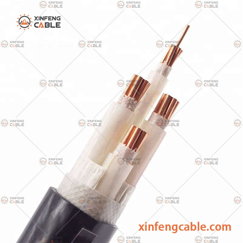 PVC XLPE Insulated Double Layer Insulation Environmental Flame Retarant Copper Conductor Power Cable