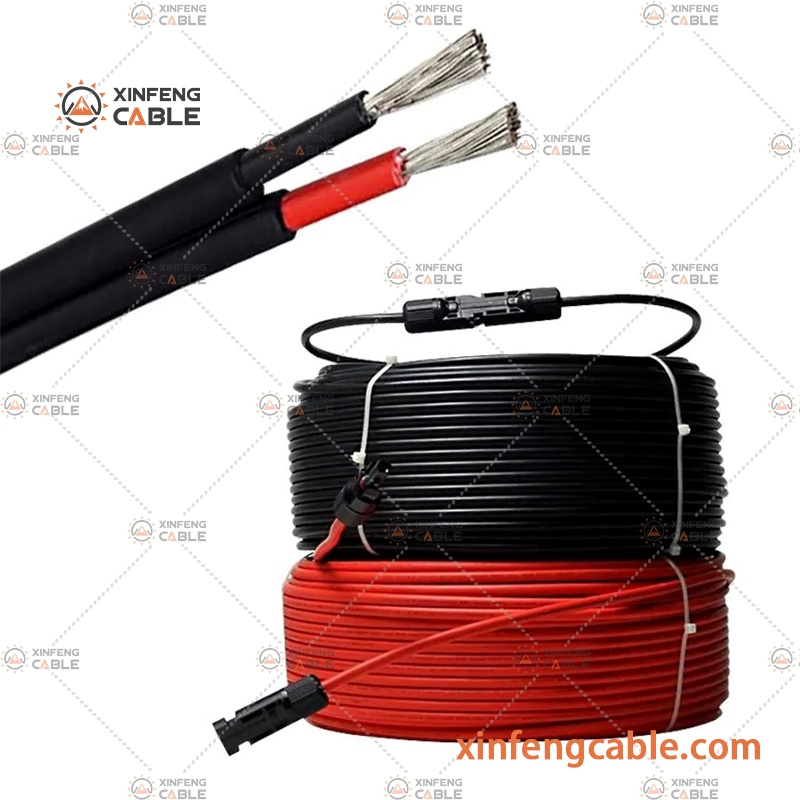 Photovoltaic Battery Wire DC Pure Copper Core 4 6mm2 Solar Cable