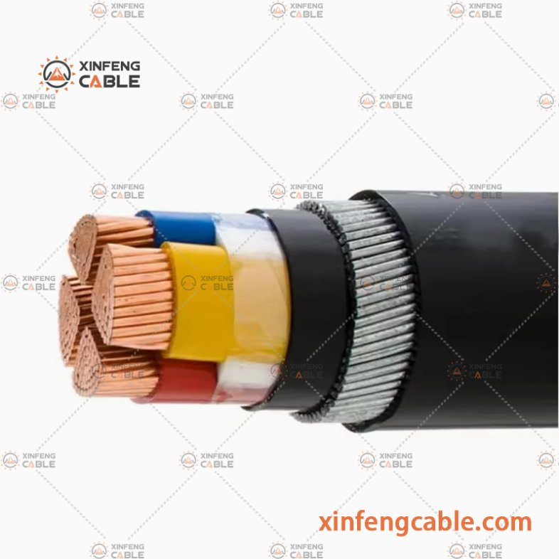 Power Cable 0.6/1kv 9AWG 16AWG Copper Conductor XLPE Insulation PVC Sheath