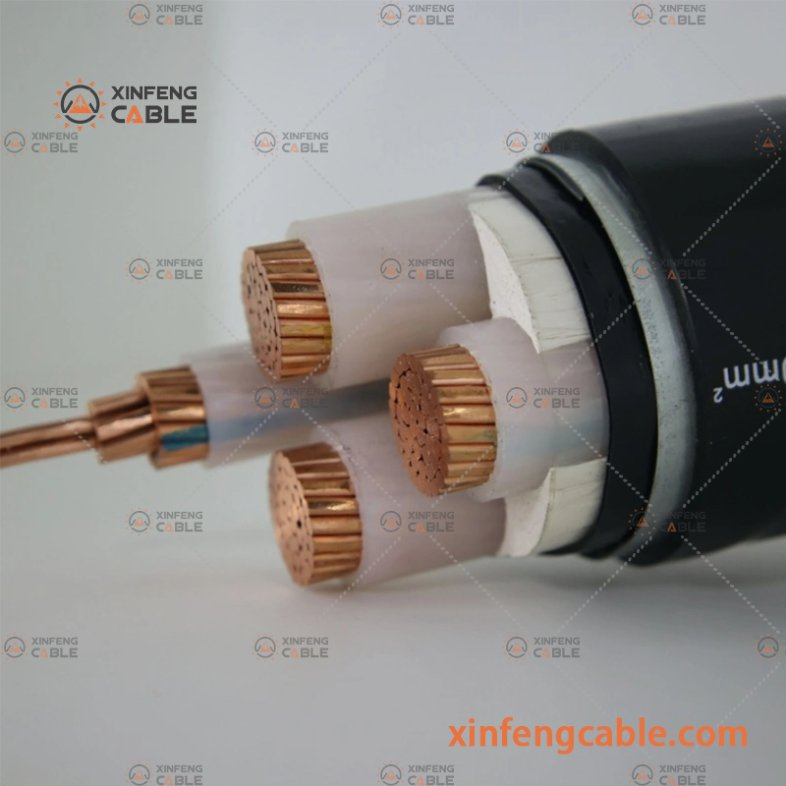 Câbles d′alimentation Transmission d′énergie stable Souterrain Armé 3 Câble basse tension