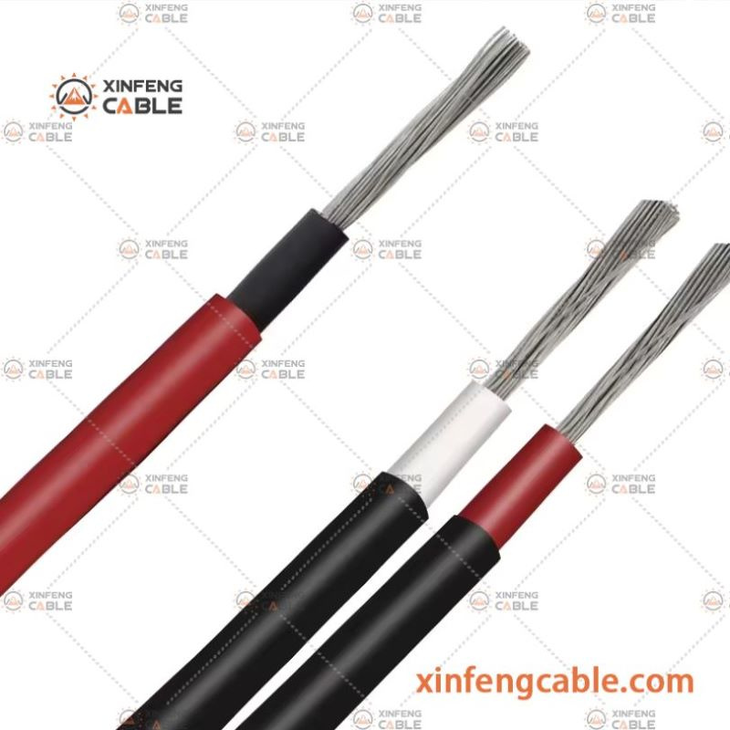 TUV PV1-F Xlpo XLPE Insulation Photovoltaic Panel Flexible Wire PV Solar Cable