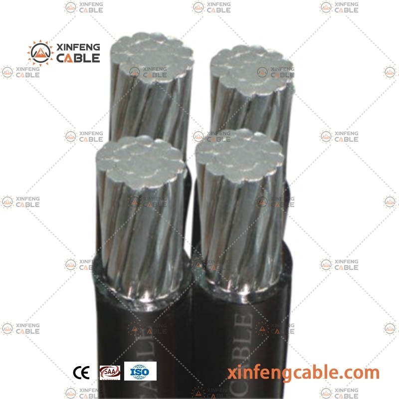 Three Core Aluminum Conductor XLPE Insulation 3X240mm2 ABC Power Cable
