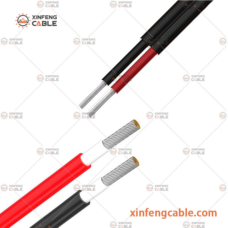 Tinned Copper XLPE Electron-Beam Cross-Linked Polyolefin Complia Insulation Solar Cable