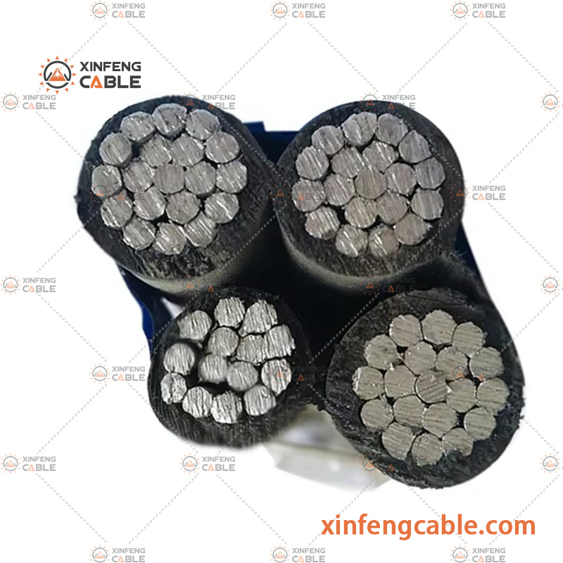 Torsade Cable 3X35+54.6+25mm2 Aluminum Overhead Cable ABC Conductor Preassemble Cable
