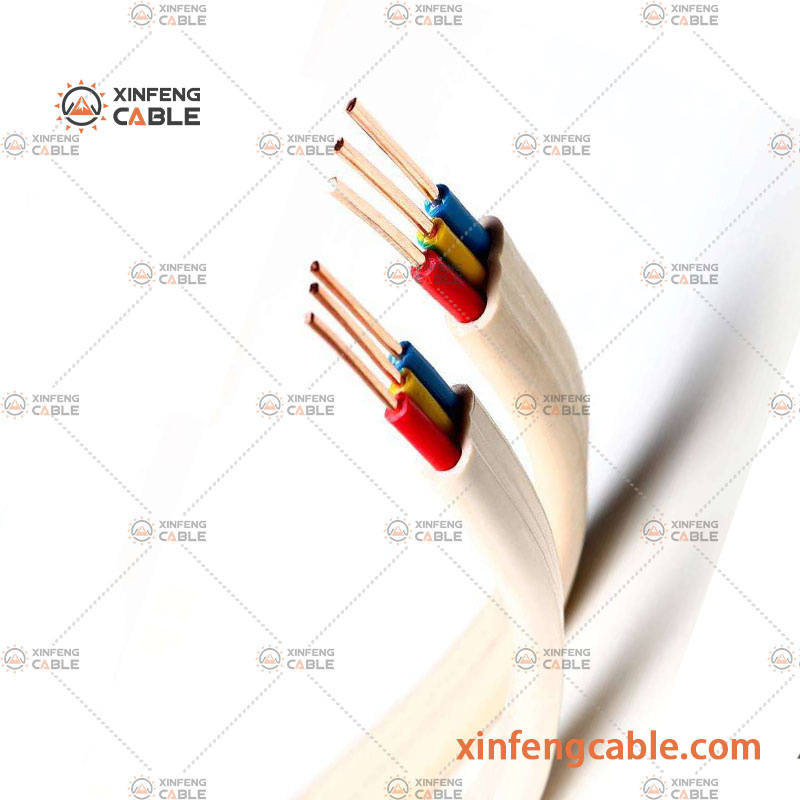 Câble jumeau et terrestre AS/NZS 5000.2 Certificat SAA 2*2.5+2.5 Fil PVC 3*2.5mm Câble plat TPS