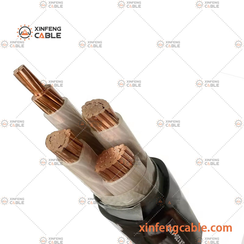 XLPE Insulated PVC Sheathed 4X70mm2 Electrical Cable Low Voltage Armoured Power Cable