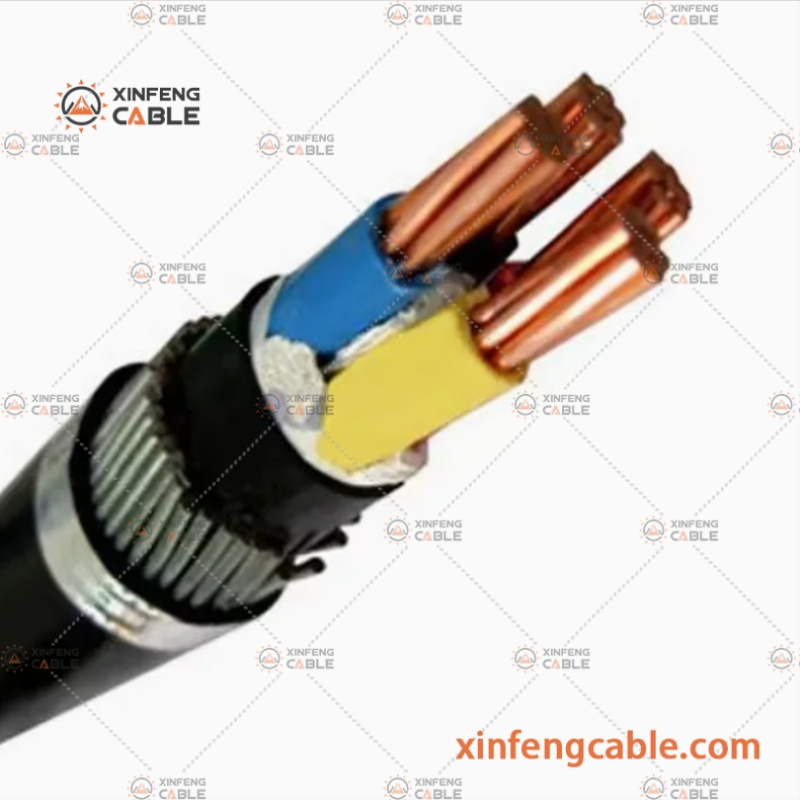 Câble d′alimentation basse tension armé avec isolation XLPE et gaine PVC provenant d′une usine en Chine