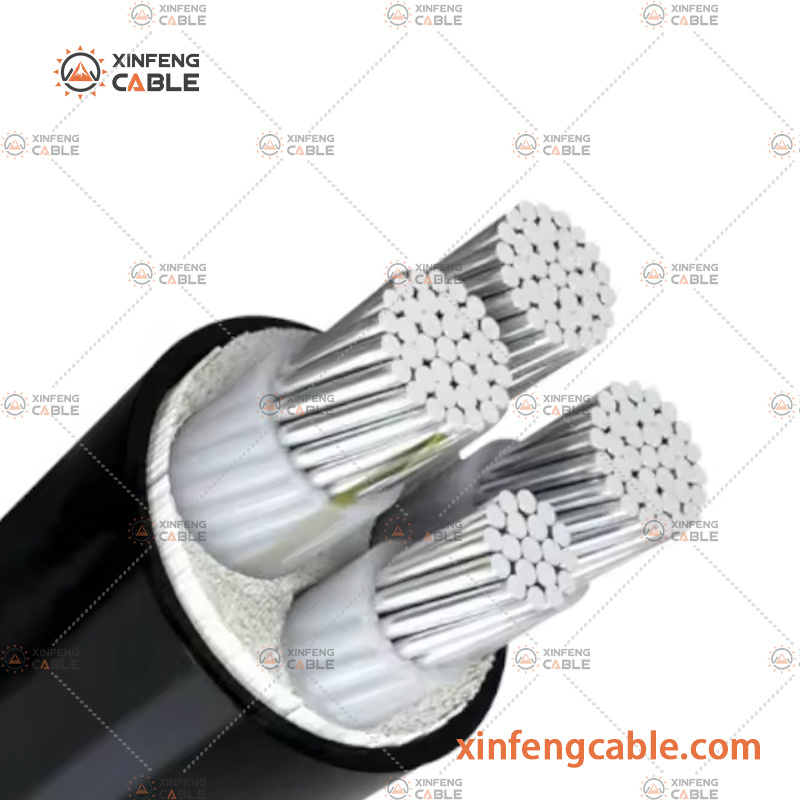 China Cable de potencia de baja tensión con conductor de cobre, aislamiento de XLPE y funda de PVC fabricante y proveedor