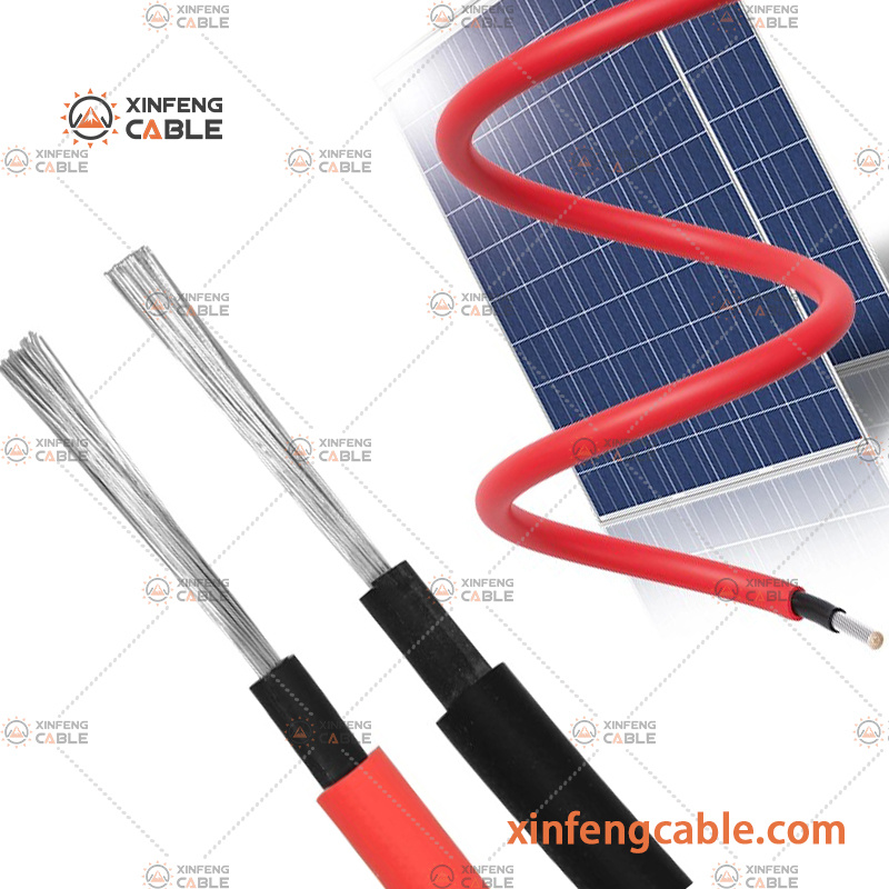 Xlpo Insulation 6mm2 0.6/1kv Copper Energy Renewable Cable Solar Panel Photovoltaic DC Cable