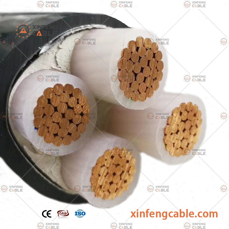 Yjv Low Voltage Underground Power Cable Electric Wire 5 Cores16mm2 Armored Cu/ XLPE/ PVC/ Sta PVC Cable
