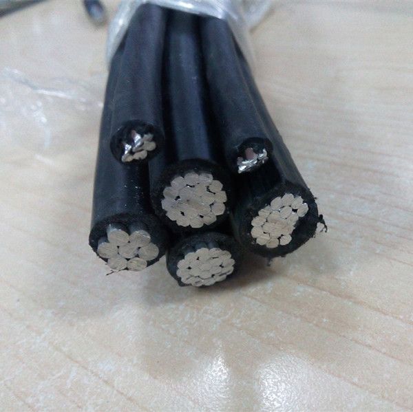 0.6/1kV XLPE Insulated Aerial Bundle 3X50+54.6+16 ABC Cable NFC 33-209 Standard