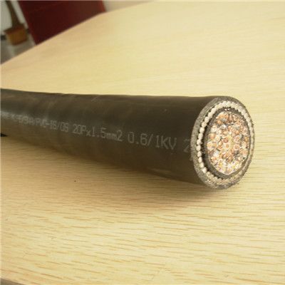 Chine 0.6/1kv 20px1.5mm2 Câble d′instrument à conducteur en cuivre fabrication et fournisseur