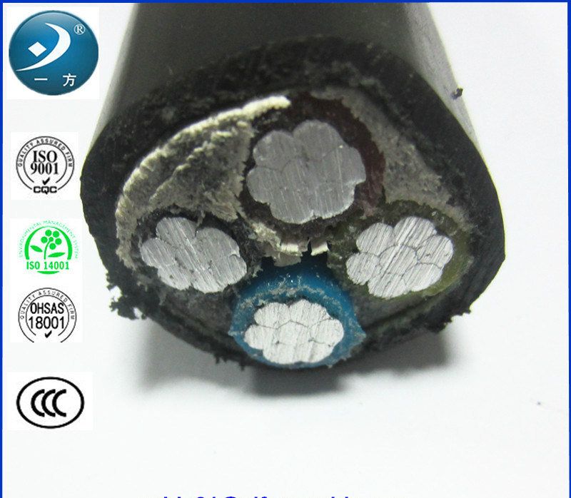 Chine 0.6/1kv Câble électrique en cuivre/XLPE/armé d′acier/PVC 4 Cœur 240mm Câble électrique armé de bande en acier fabrication et fournisseur