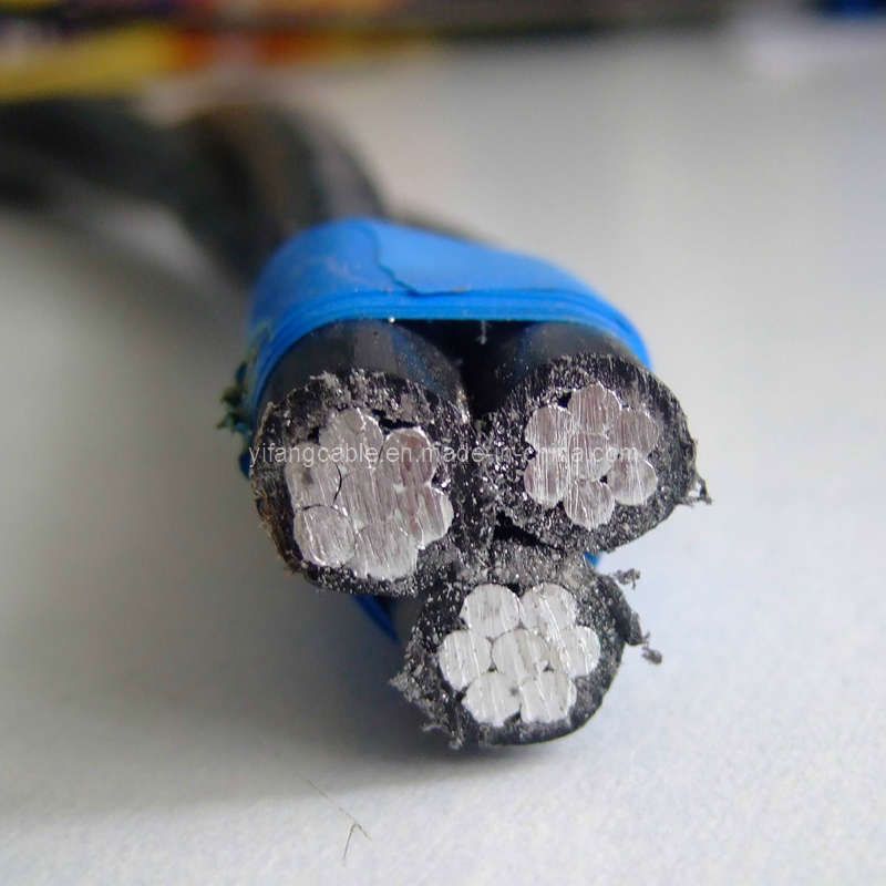 Chine 1/0AWG Câble aéré à trois conducteurs fabrication et fournisseur