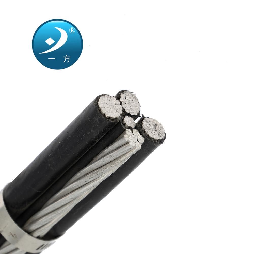 11kv Aluminum ABC Service Drop Overhead Electrical Cable PVC XLPE Insulated Duple/Triplex/Quadruplex Electrical Cable ABC Cable Factory Price