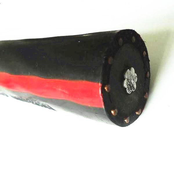 15kV Aluminum Conductor TRXLPE Insulation Copper Concentric Neutrals Polyethylene Jacket 500mcm Concentric Cable
