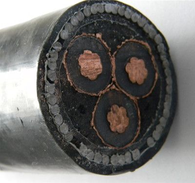 24kv, 22kv, 12/20kv 3core120sqmm Al or Cu XLPE Power Cable Copper Stranded Power Cables