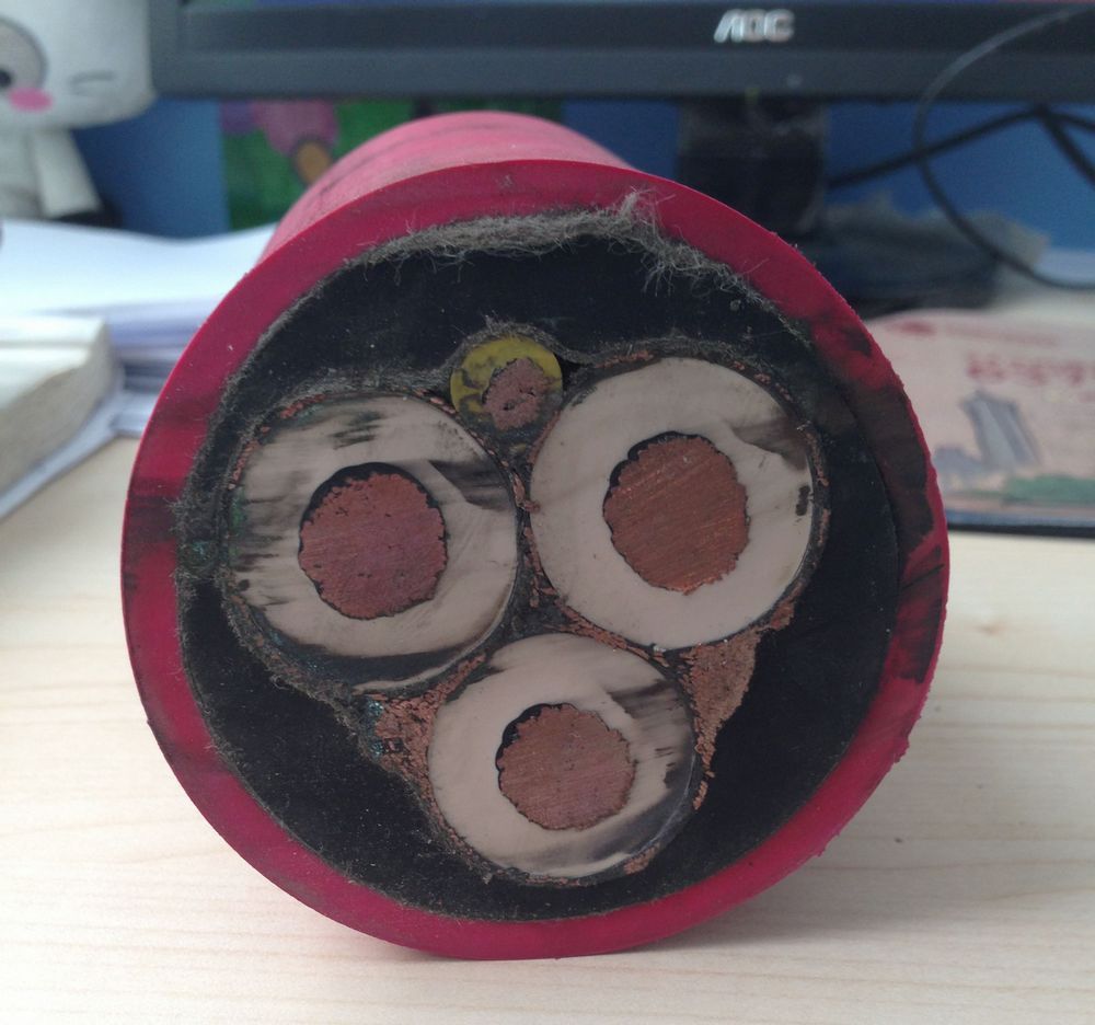 Китай 25kv Шд-Гц 3X4/0+2X4+1X8AWG Трос для горного использования Подземный провод производитель и поставщик