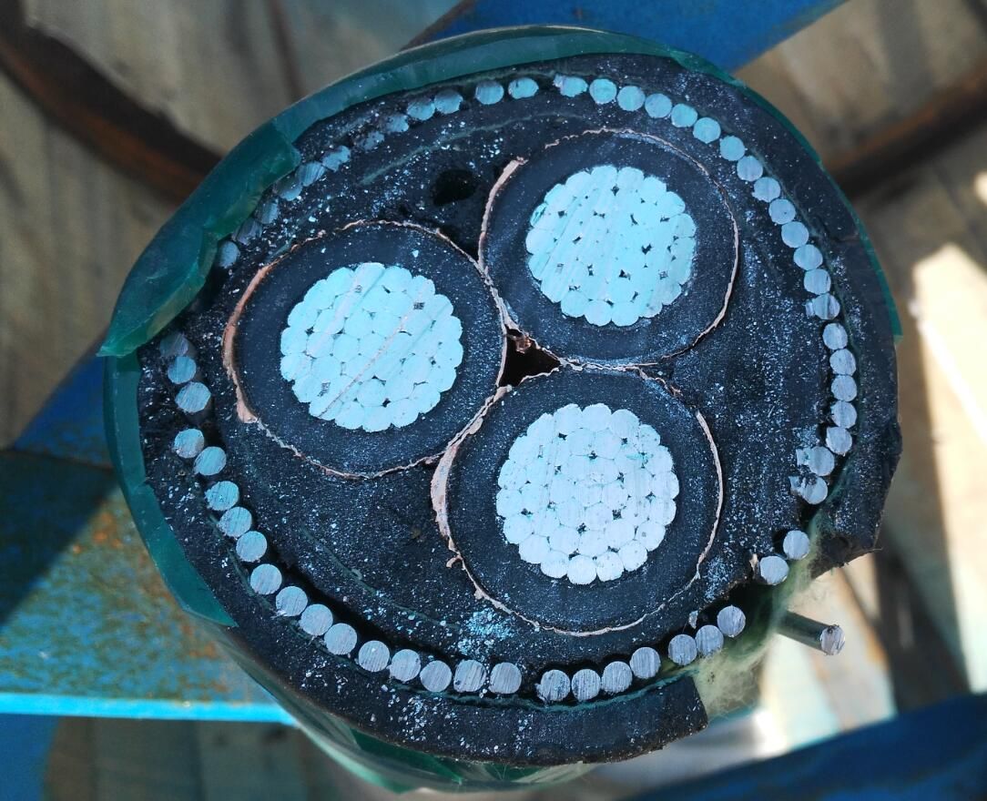 3.8/6.6kv Câble, XLPE/PVC/Swa/PVC, 3X70mm2, AS/NZS