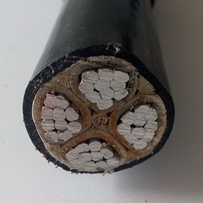 3 Core 4/0AWG Al Triplex XLPE 600V Low Voltage Cables 120 Sq mm 3.5 Core Aluminium Armoured Cable Price
