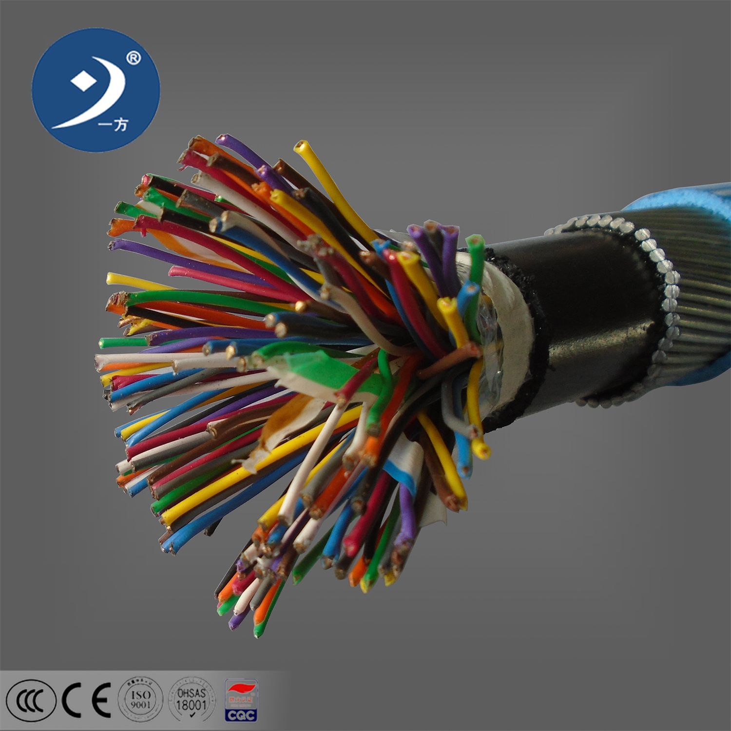 Chine 30 40 Paires de câbles téléphoniques blindés en PVC ou PE fabrication et fournisseur