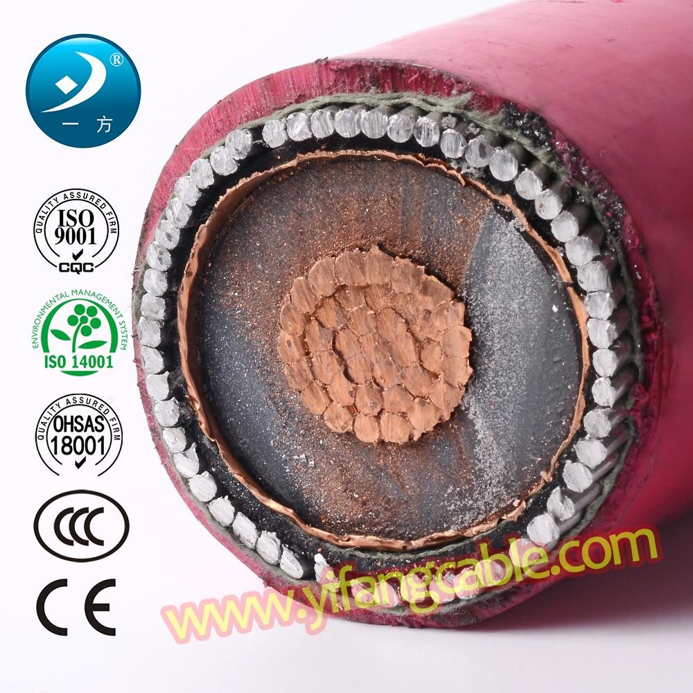 33kv Single Core 240mm2 XLPE/Aluminum Wire Armoured/PVC Power Cable