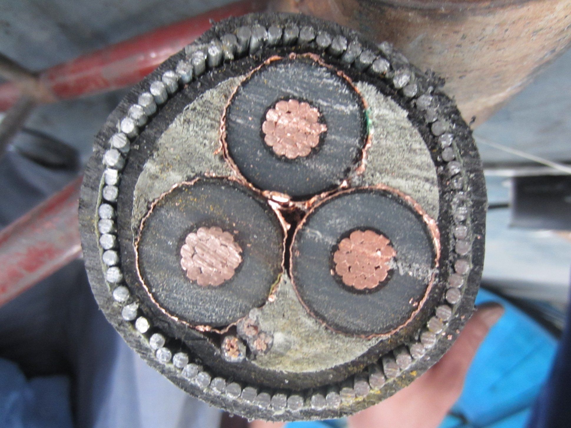 35kv Submarine Copper Cable. XLPE or Tr-XLPE Insulation