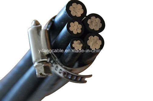3X50+1X54.6+1X16mm2 ABC Cable Low Voltage NFC 33-209 Aerial Bunched Cable for Electricity Transmission