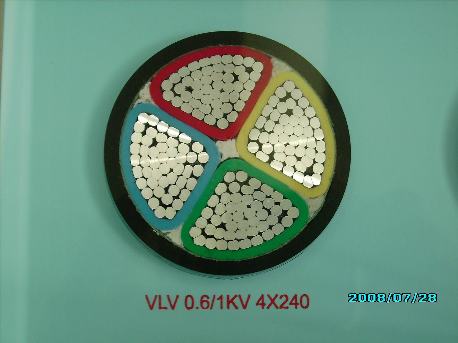 3X70mm2 XLPE Insulated PVC Sheathed Power Cable Low Voltage PVC Insulation PVC Sheath Cable