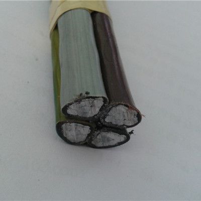 4core 25mm2 Al XLPE PVC Unarmour Cable with Rated 600/1000V