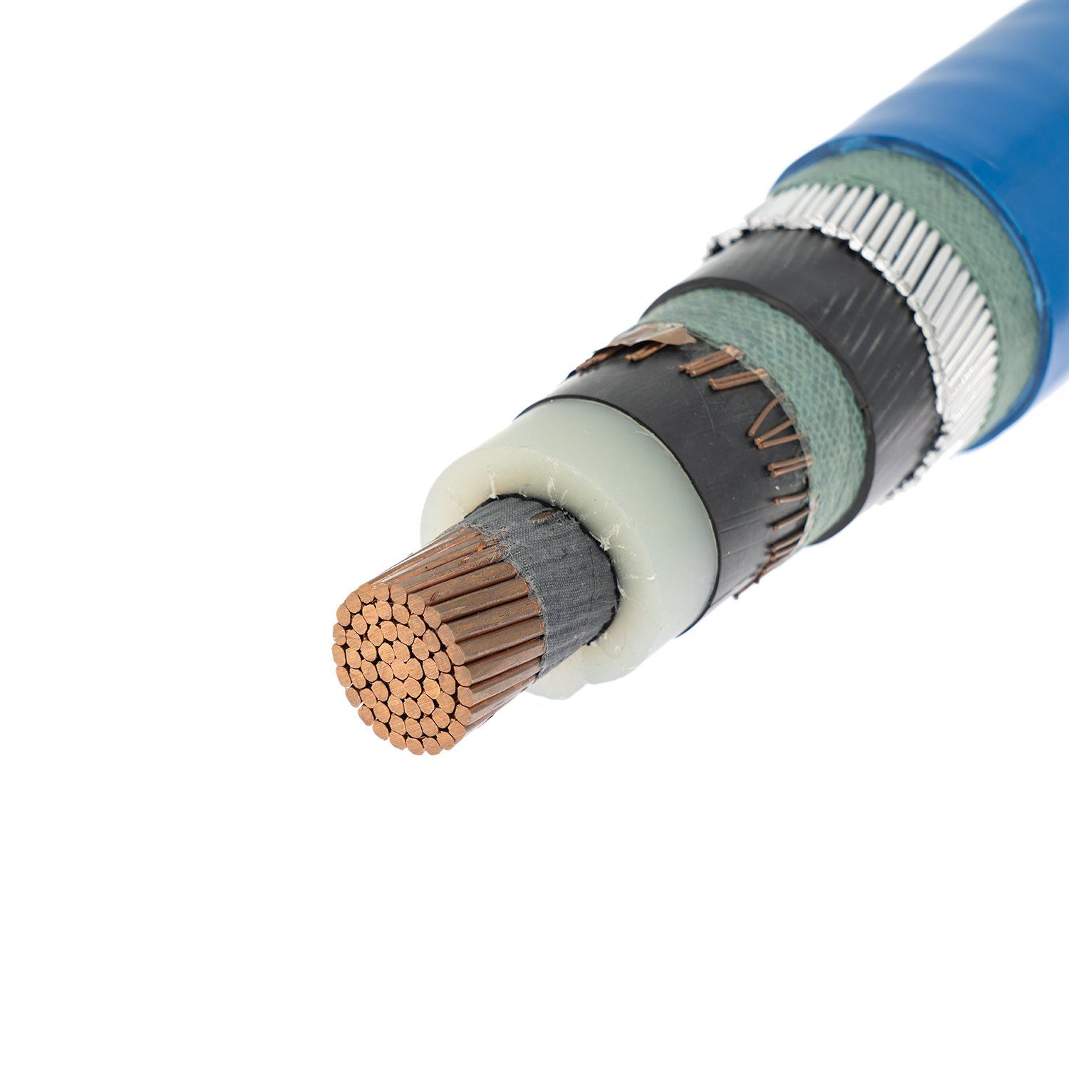 Chine 6/6, 6/10kv Câble de puissance isolé en XLPE cuivre à cœur unique 95 mm2 fabrication et fournisseur