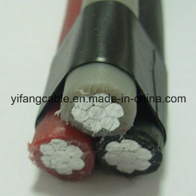 Chine 6.6kv Mv ABC Aluminium Câble Africain 3 Cœur avec Câble Catenary en Acier fabrication et fournisseur