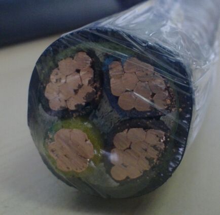 600/1000V, XLPE Insulation, PVC Sheath, Power Cable, 3X50+35mm2