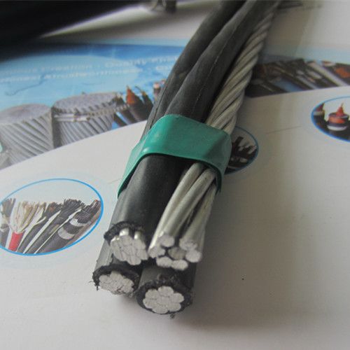 600V Aluminum XLPE Insulated Black Weather Resistant Service Drop Cables
