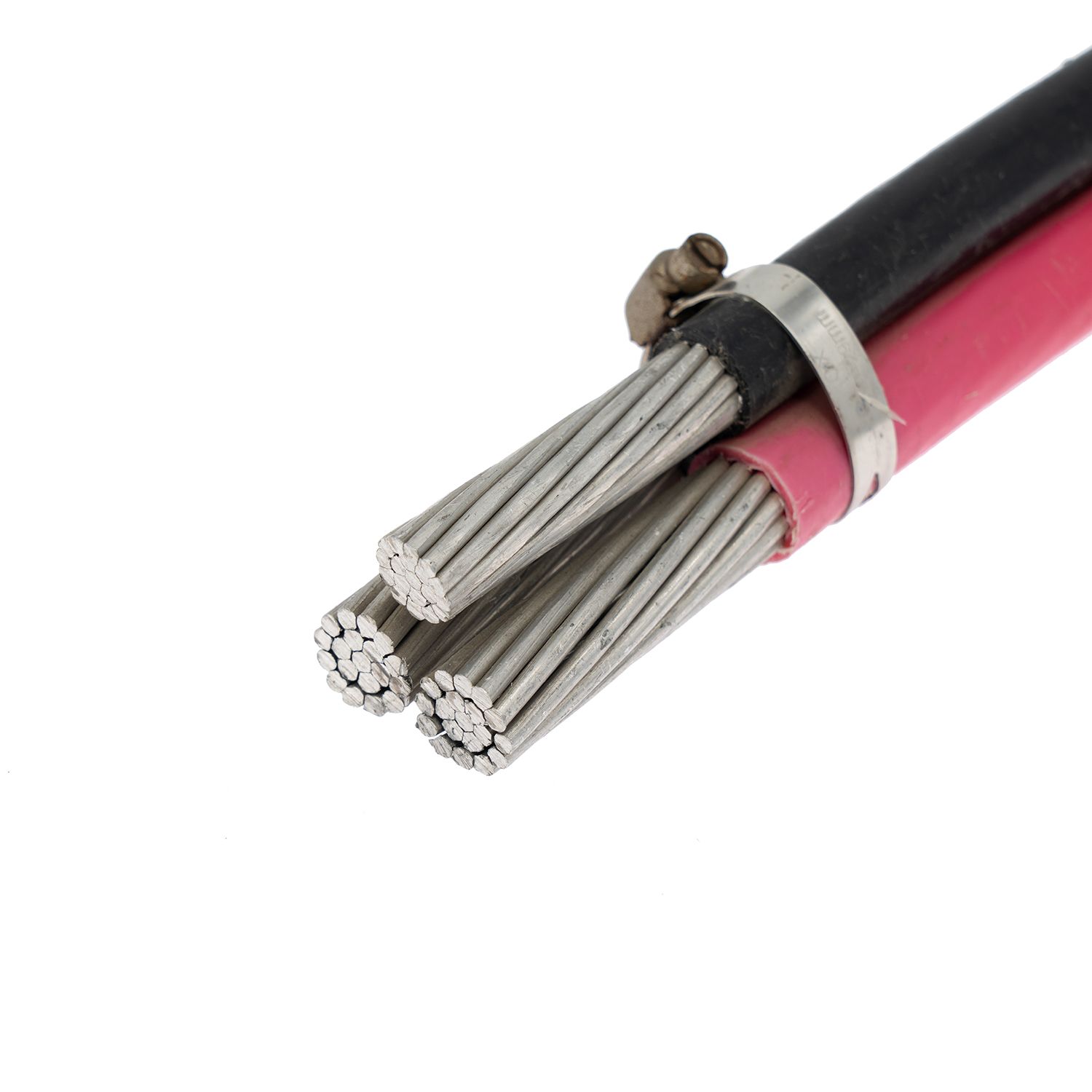 600V Service Drop Cable Duplex AAC ACSR AAAC 6AWG/4AWG/2AWG Squirrelshield, Triplex Service Drop Cable