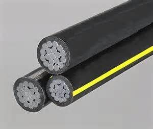 600V Triplex Aluminum Cable Type Urd Triplex Overhead Service Drop Cable Triplex Aluminum Underground Wire