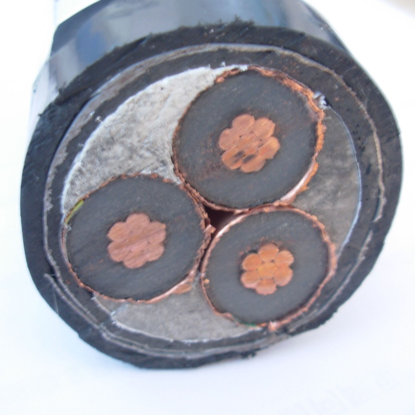 8.7/15kv 3X95mm2 XLPE Insulation, Steel Tape Armor, PVC Sheath Copper Power Cable