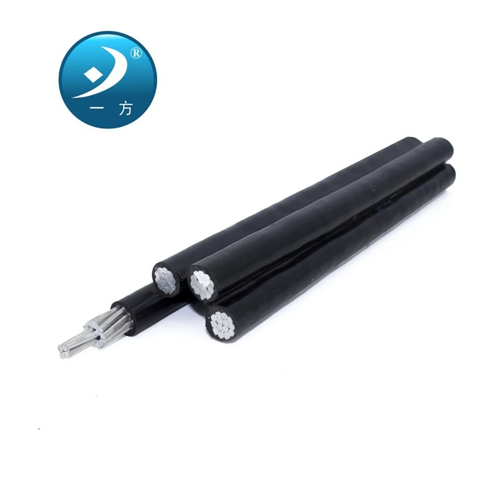 AAC AAAC ACSR Conductor PVC/XLPE Insulated ABC Cable Pre-Assembled Cable 3X70+54, 6mm2 Alu NFC 33 209
