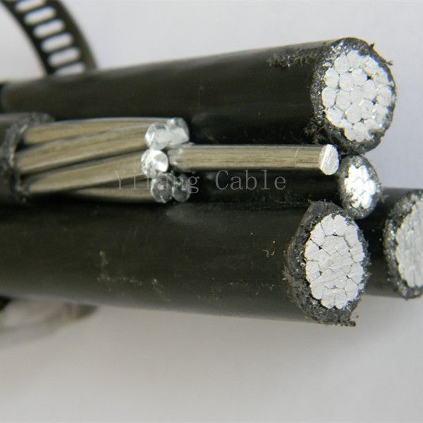Aerial Bundled Cable Caai-S 0, 6/1 Kv Cable De Aluminio Autoportante Tipo Caai De 3X120+1X16+Na70mm2