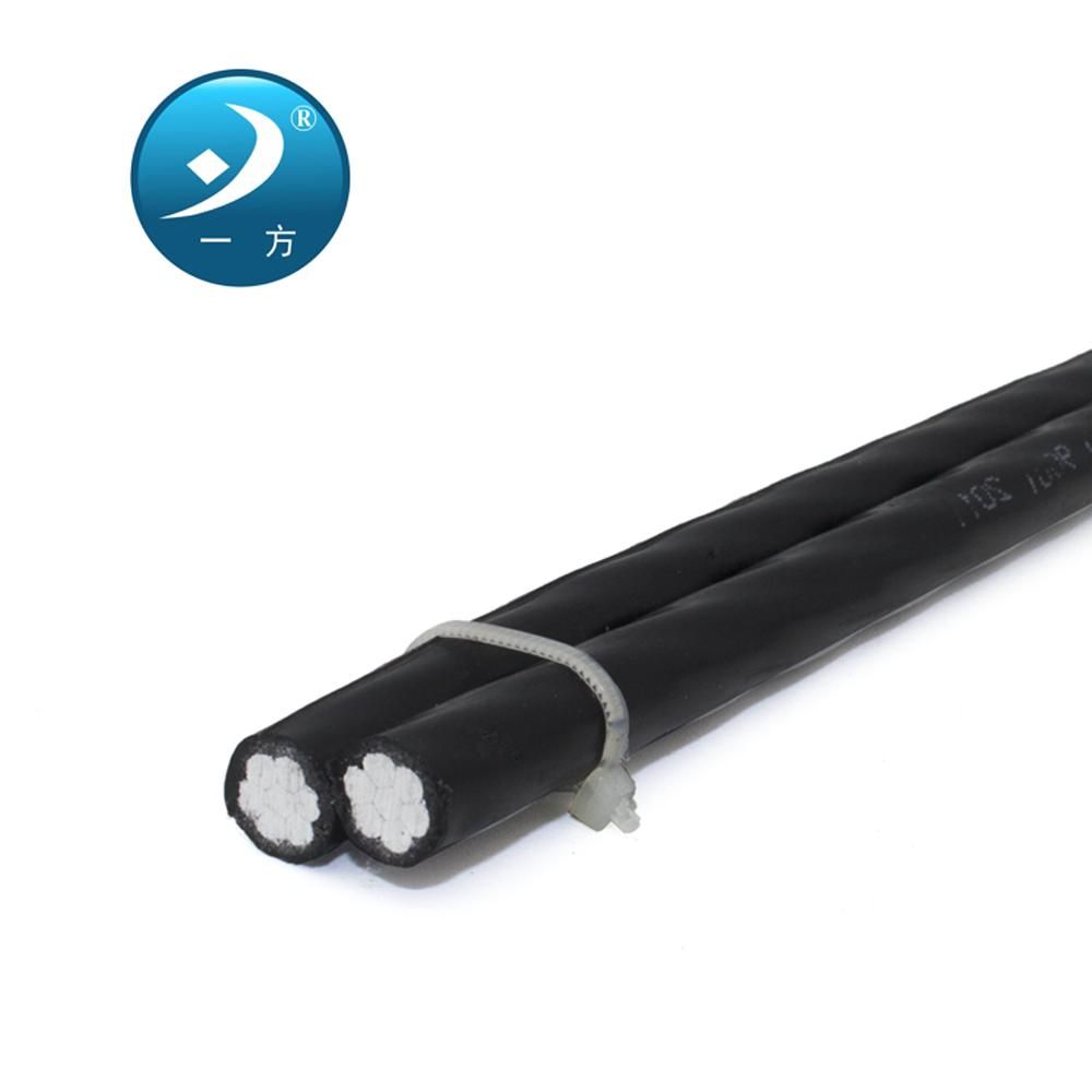 Aerial Insulated Cable (DUPLEX, JKLYJ) 4 0 Aluminum Triplex Wire Price Service Drop Cable
